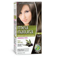 MEA NATURA HOME HAIR DYE KIT | 6.1 - Ash Dark 60ml - New Hair Supplies Ireland 