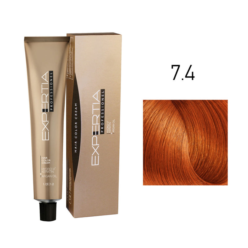 EXPERTIA PROFESSIONAL Permanent Hair Color Cream  7.4  100 ml
