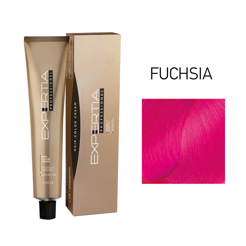 EXPERTIA PROFESSIONAL Permanent Hair Color Cream  FUCHSIA  100 ml
