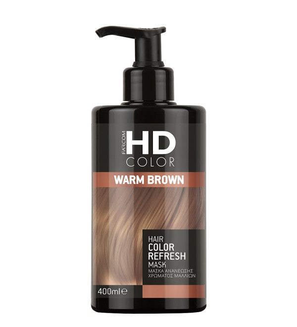 HD Hair Color WARM BROWN Refresh Mask 400 ml